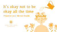 It's Okay not to be Okay Facebook Event Cover Design
