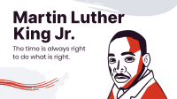 Martin Luther Portrait Facebook Event Cover Design
