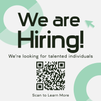 Generic Hiring Positions Instagram Post Preview