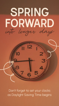 Daylight Saving Begins Facebook story Image Preview