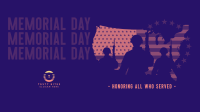 Military Soldier Memorial Facebook Event Cover Image Preview