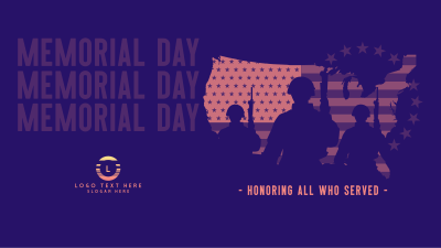 Military Soldier Memorial Facebook event cover Image Preview