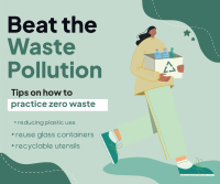 Beat Waste Pollution Facebook Post Design