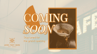 Cafe Opening Soon Facebook Event Cover Design