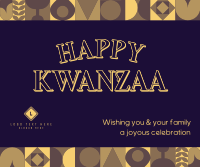Celebrate Kwanzaa Facebook Post Design