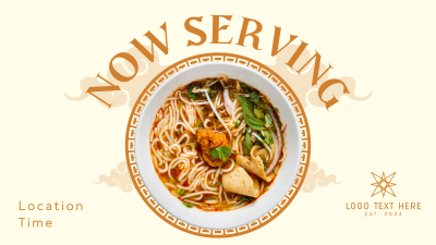 Chinese Noodles Facebook event cover Image Preview
