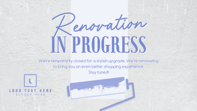 Renovation In Progress Facebook event cover Image Preview