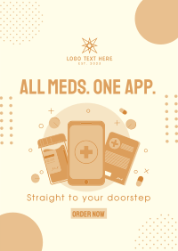 Meds Straight To Your Doorstep Flyer Image Preview