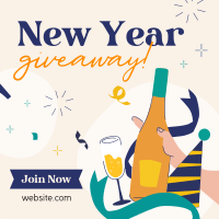 New Year Giveaway Instagram post Image Preview