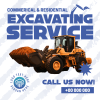 Professional Excavation Service  Instagram post Image Preview