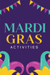 Mardi Gras Celebration Pinterest Pin Design