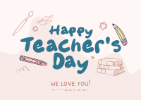 Teachers Day Greeting Invoice | BrandCrowd Invoice Maker