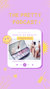 The Pretty Podcast Facebook Story Design