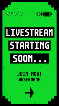 Livestream Start Gaming Facebook Story Preview