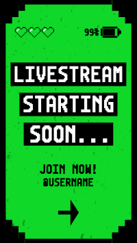 Livestream Start Gaming Facebook story Image Preview