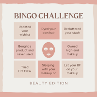 Beauty Bingo Challenge Instagram Post Image Preview