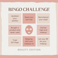 Beauty Bingo Challenge Instagram post Image Preview