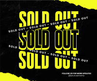 Grunge Sold Out Facebook post Image Preview