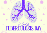 Tuberculosis Awareness Postcard Design