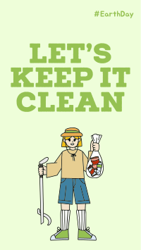 Clean the Planet Facebook story Image Preview