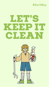 Clean the Planet Facebook Story Image Preview