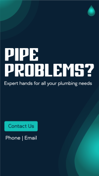 Modern Plumbing Service Instagram Reel Image Preview