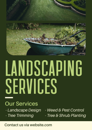 Landscaping Services Flyer Image Preview