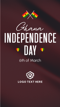 Ghana Independence Day YouTube Short Design