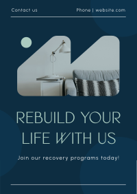 Modern Rehabilitation Service Flyer Design