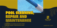 Pool Cleaning Services Twitter post Image Preview