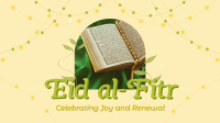 Blessed Eid Mubarak Facebook event cover Image Preview