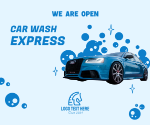 Car Wash Opening Facebook post