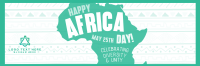 Africa Day Greeting Twitter Header Design