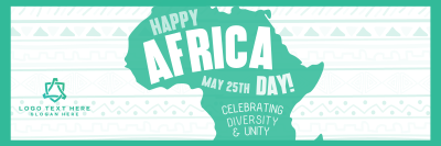 Africa Day Greeting Twitter header (cover) Image Preview