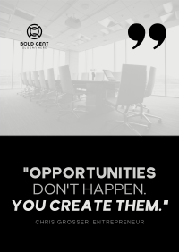 Business Opportunities Quote Poster Image Preview