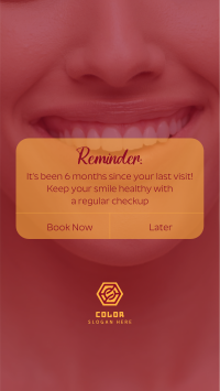 Dental Self-Care Reminder Instagram reel Image Preview