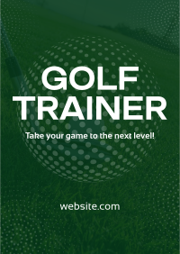 Golf Trainer Flyer Image Preview