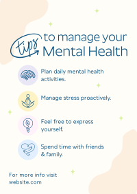 Mental Health Tips Flyer Preview