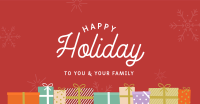 Happy Holiday Facebook Ad Design