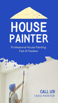 Painting Homes Facebook Story Design