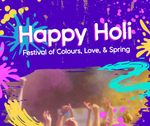 Holi Celebration Facebook post Image Preview