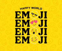Reaction Emoji Facebook Post Design
