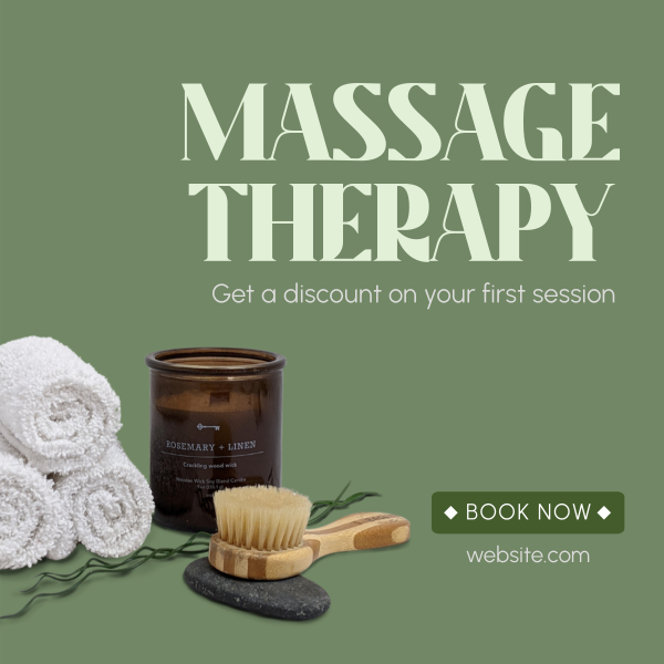 Massage Therapy Instagram Post Design Image Preview