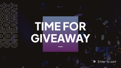 Time For Giveaway Facebook event cover Image Preview