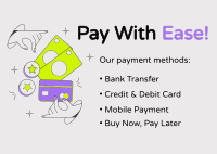 Easy Online Payment Postcard Image Preview