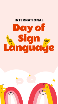 Sign Language Day Facebook story Image Preview