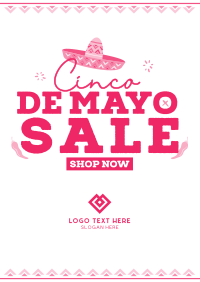 Party with Sombrero Sale Flyer Image Preview