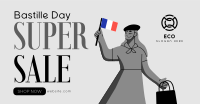 Super Bastille Day Sale Facebook ad Image Preview