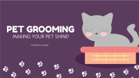 Pet Groomer Facebook event cover Image Preview