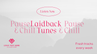 Laidback Tunes Playlist Facebook Event Cover Design